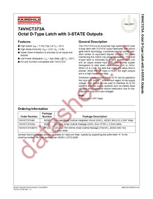 74VHCT373AMTC datasheet  